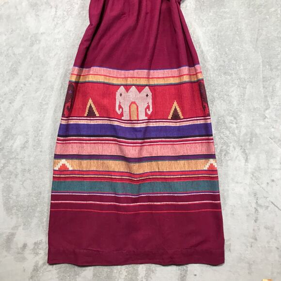 Ajanta Vintage Hand Woven Dress Made in India Boho Hippie Bohemian Festival - Picture 6 of 8